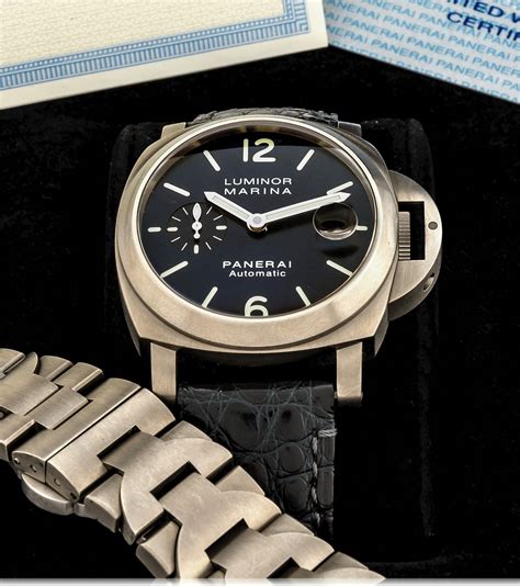 panerai luminor base titanium|panerai luminor automatic with date.